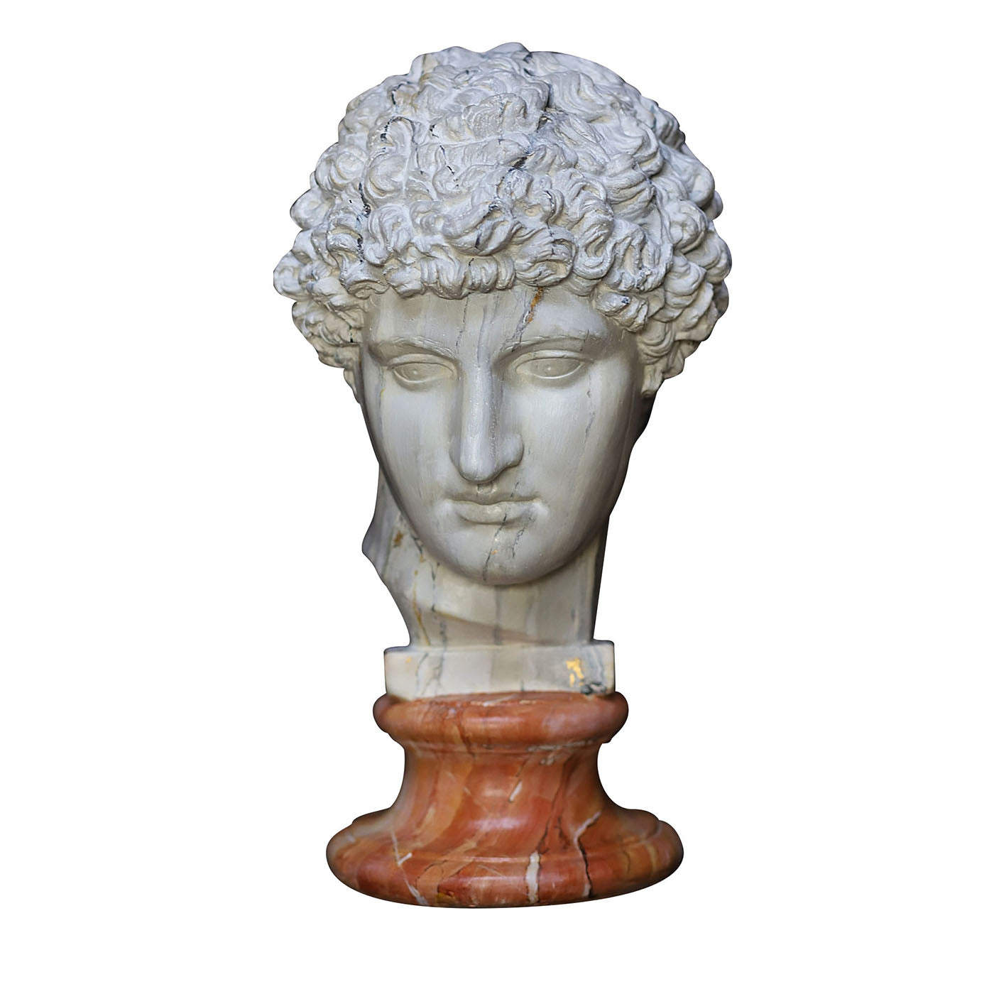 Antinoo Head Sculpture - Main view