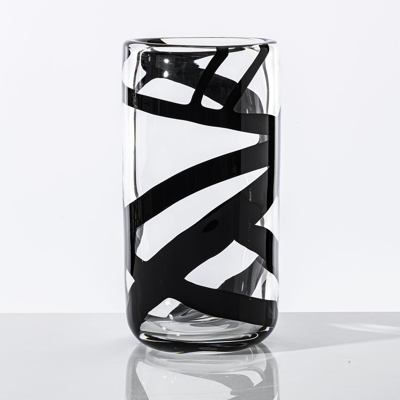 Cilindro Tall Glass Vase - Alternative view 1