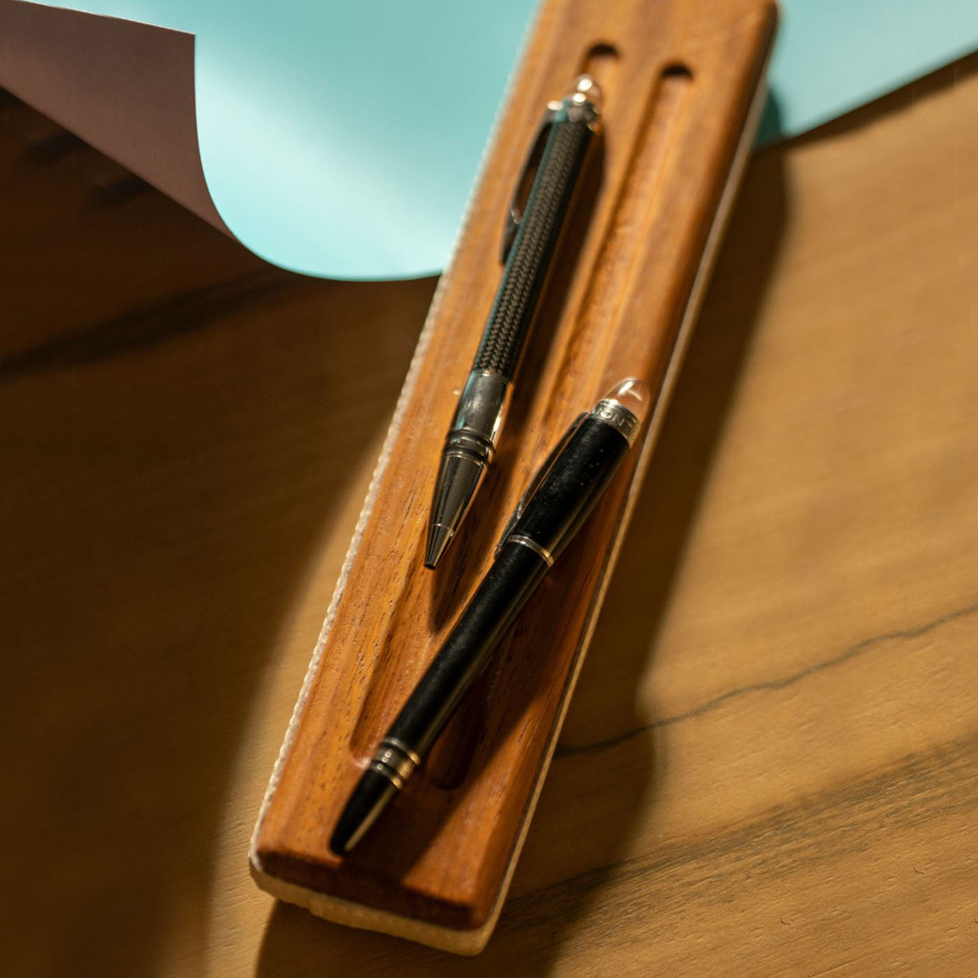 Two Teak Pens Holder  - Alternative view 3