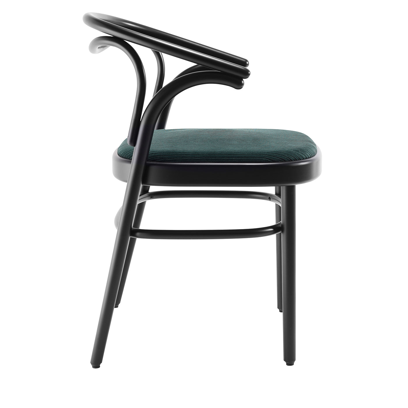 BEAULIEU dining chair with upholstered seat by PHILIPPE NIGRO - Alternative view 2