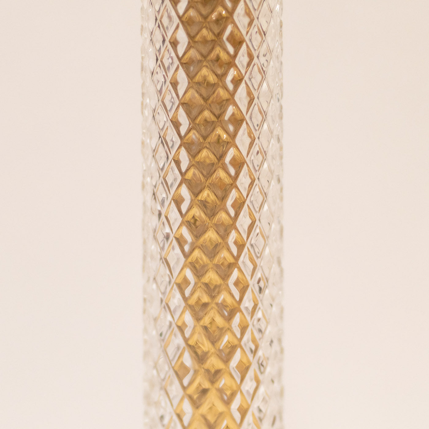 Footed Bronze & Crystal Table Lamp - Alternative view 1