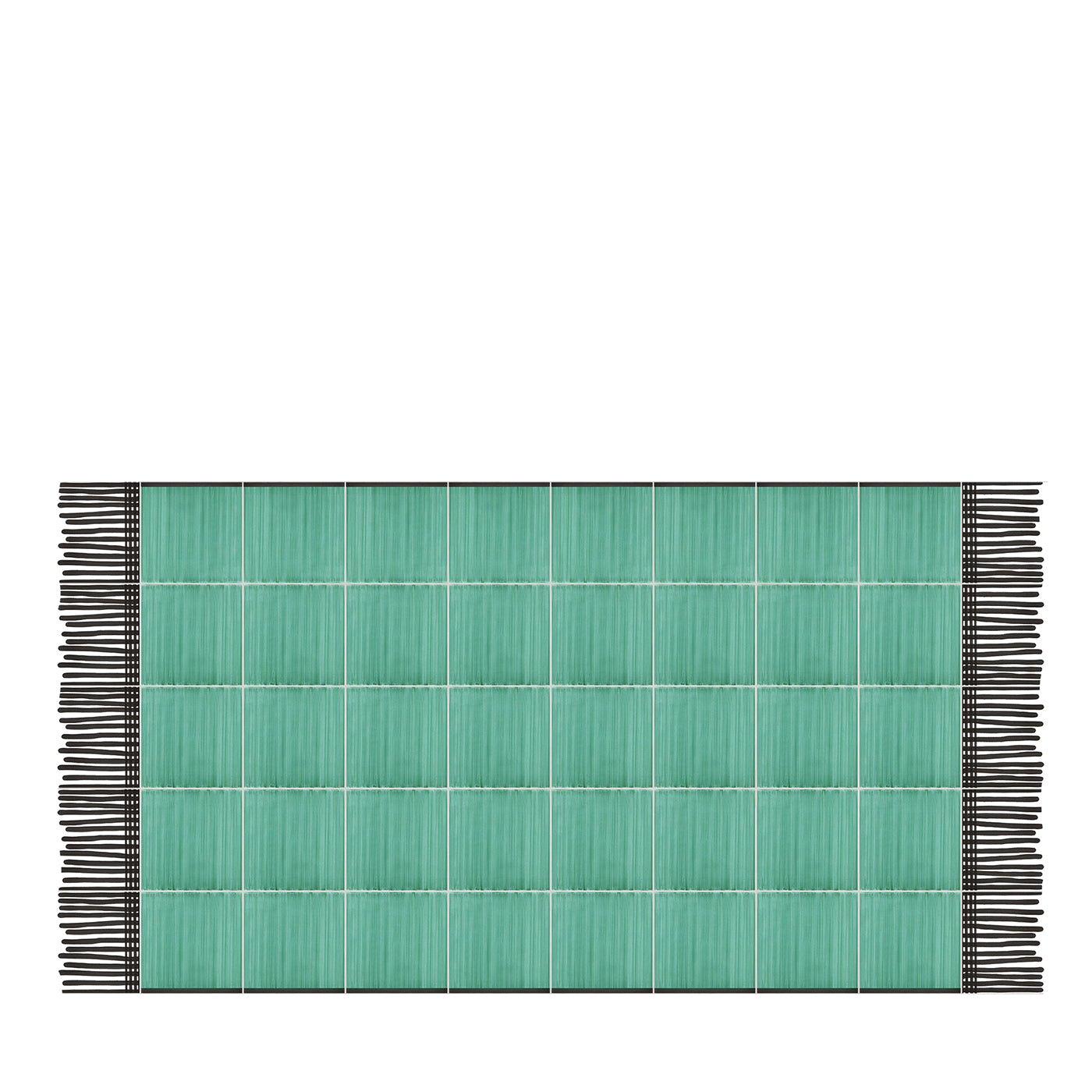 Carpet Green Ceramic Composition by Giuliano Andrea dell’Uva 200 x 100 - Main view