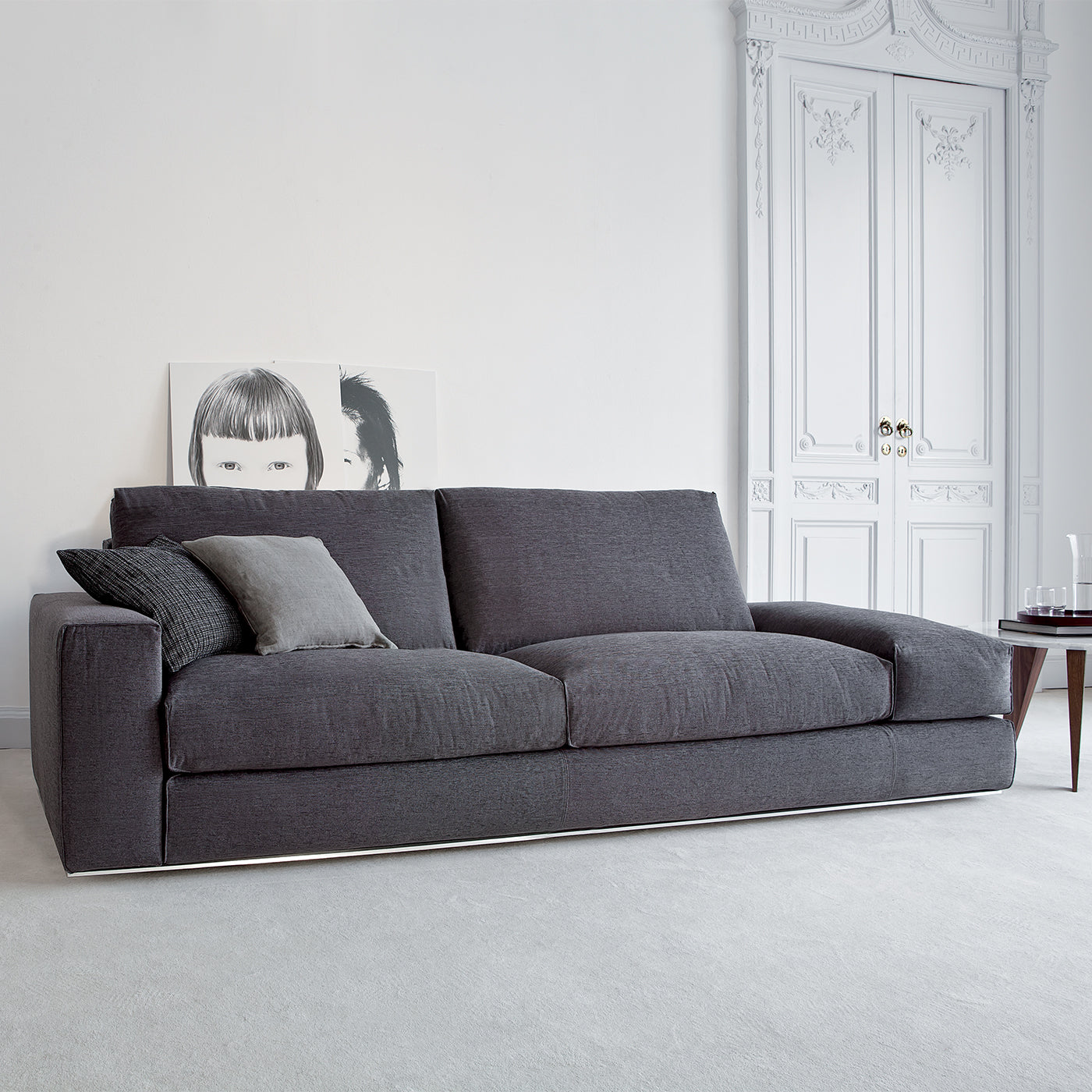 Fly Sofá Textil Reclinable Gris Oscuro - Vista alternativa 1