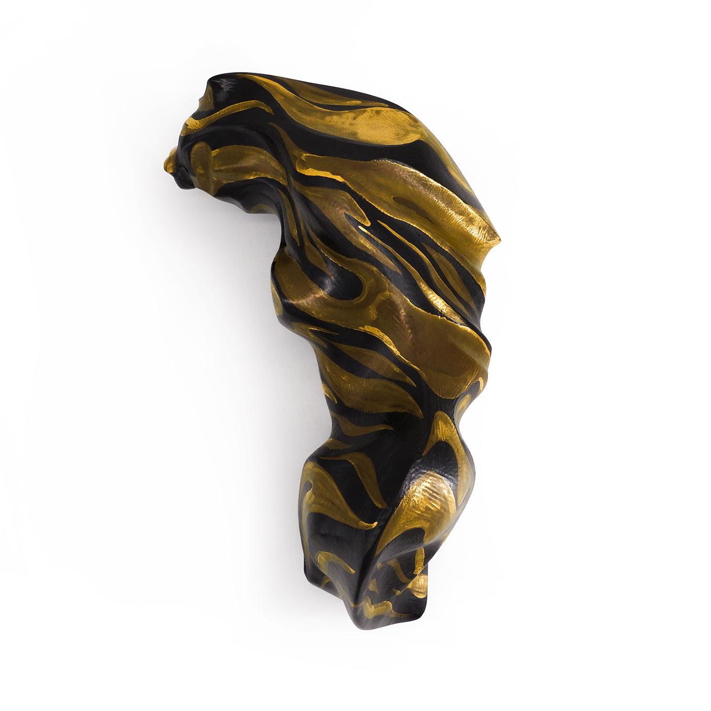 Escultura Tora negra y dorada - Vista alternativa 5