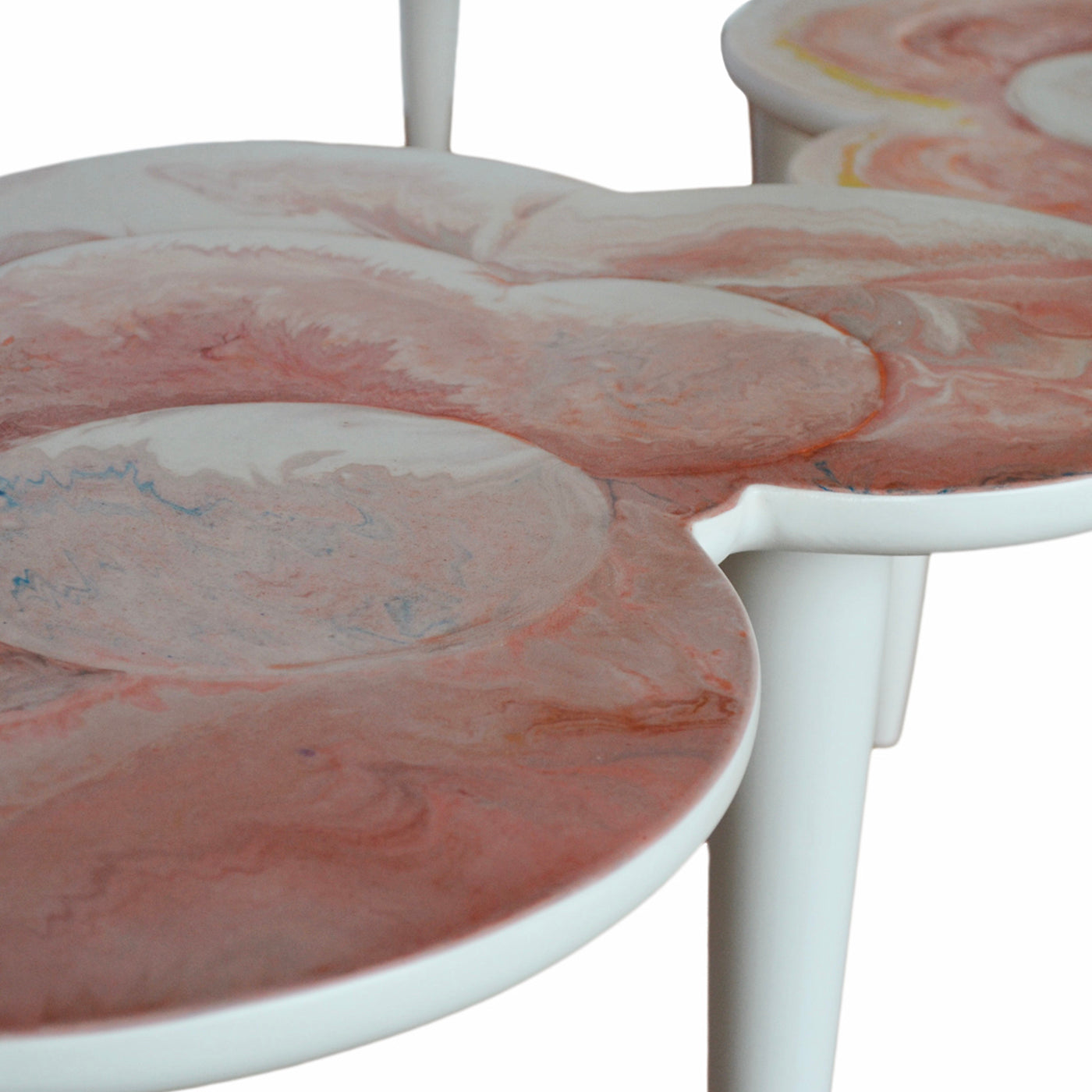 Pink Scagliola Art Side Table - Alternative view 2