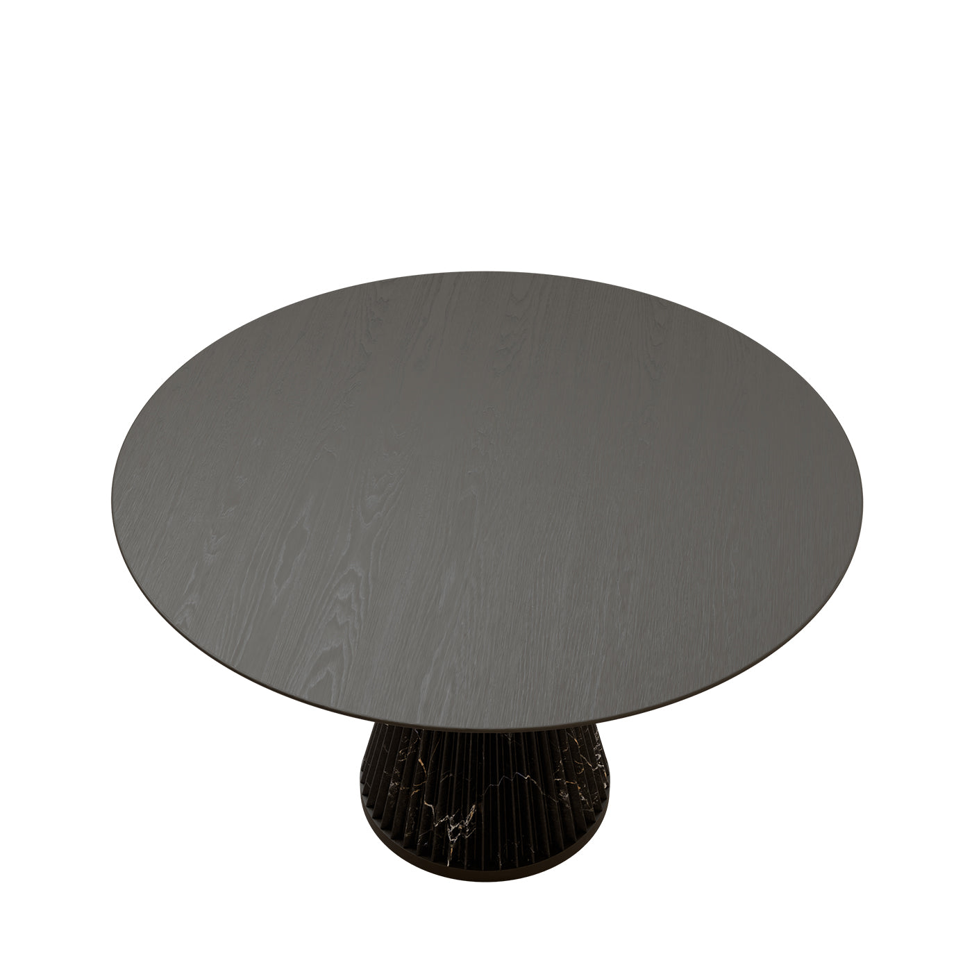 Table de salle à manger Marilyn en marbre noir Emperador - Vue alternative 2