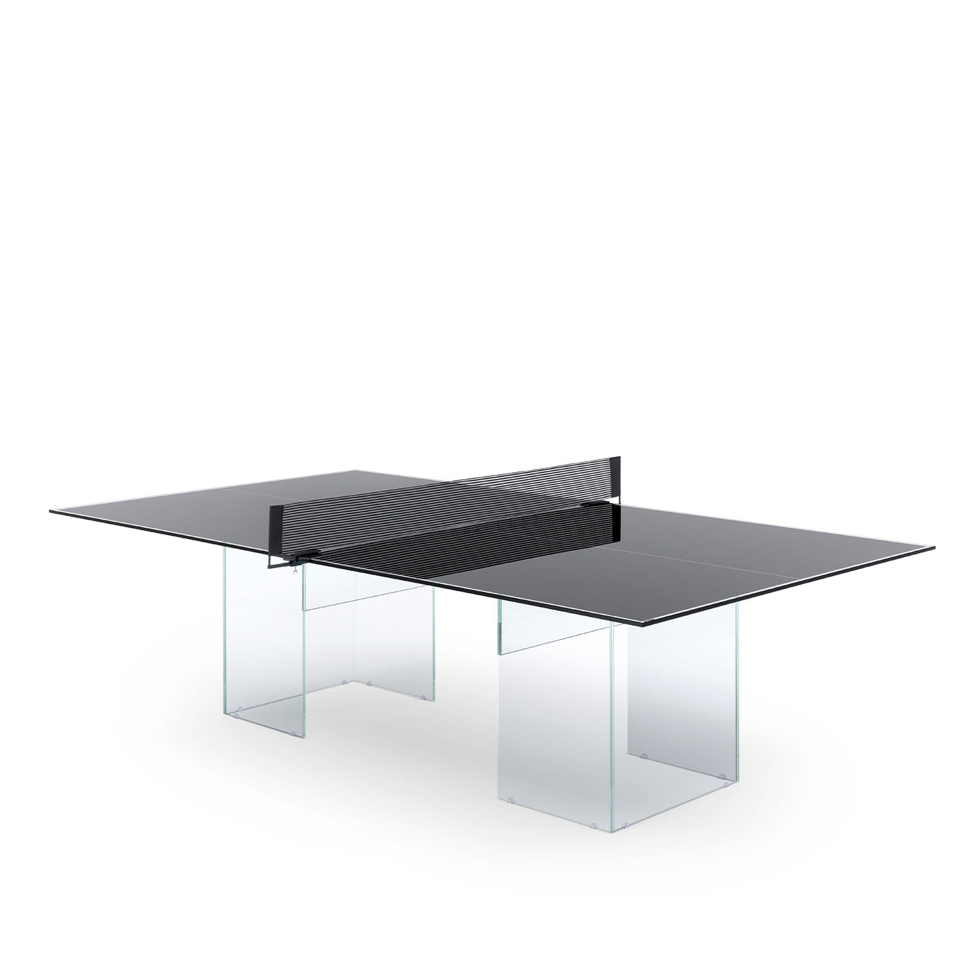 Mesa de ping pong de cristal negro - Vista alternativa 1