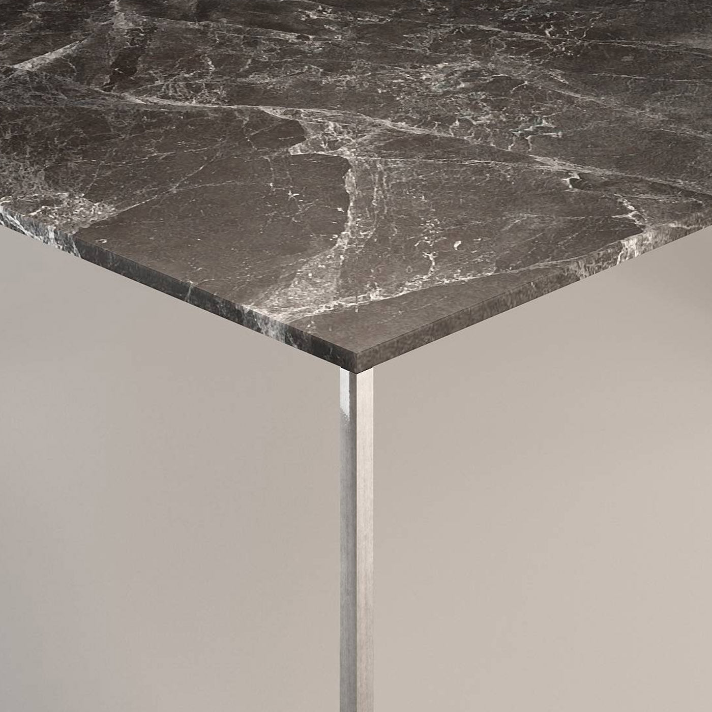 Mesa de comedor Piero Emperador Gris Marbe Top - Vista alternativa 1