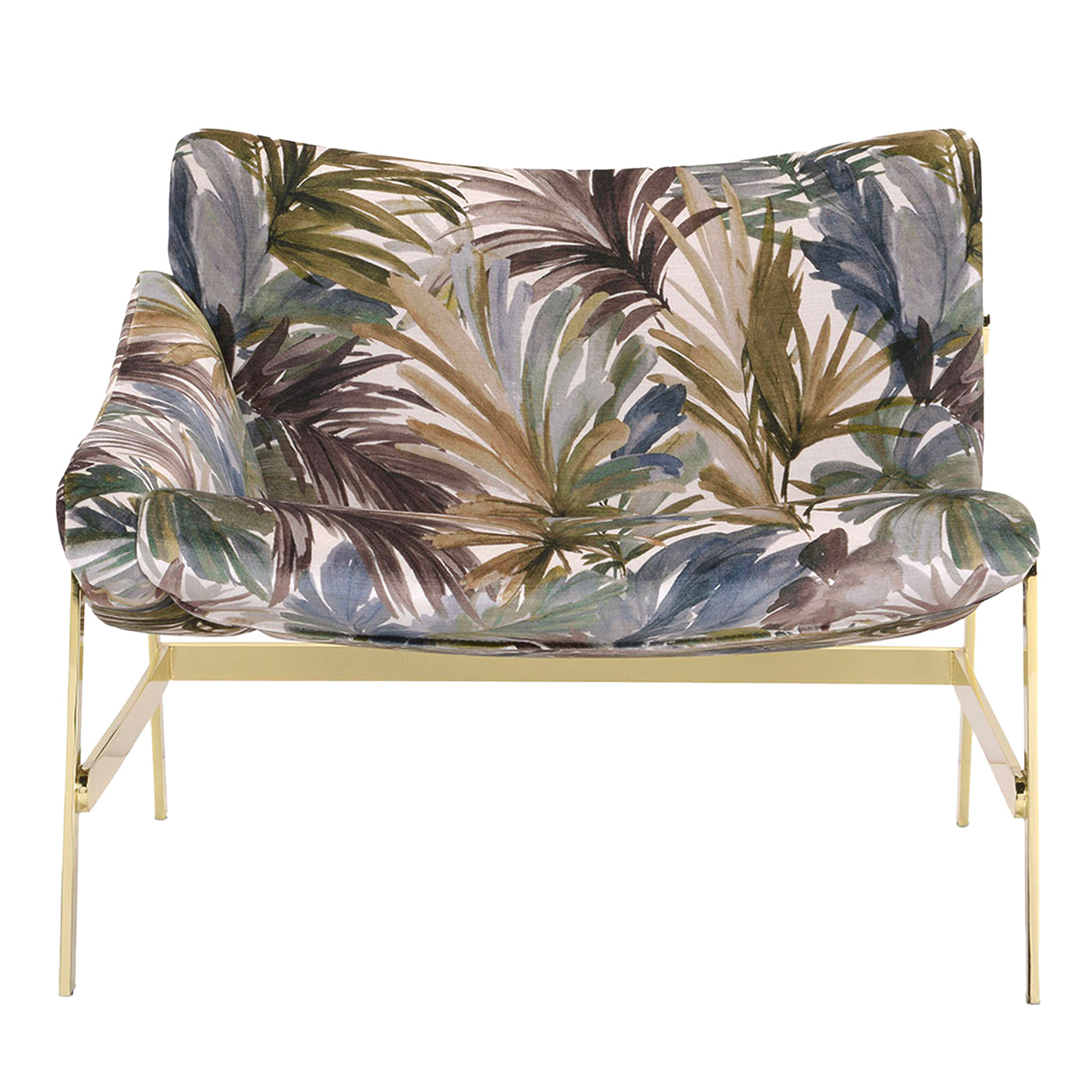 Hammock Right Tropical-Patterned Armchair by Debonademeo - Main view