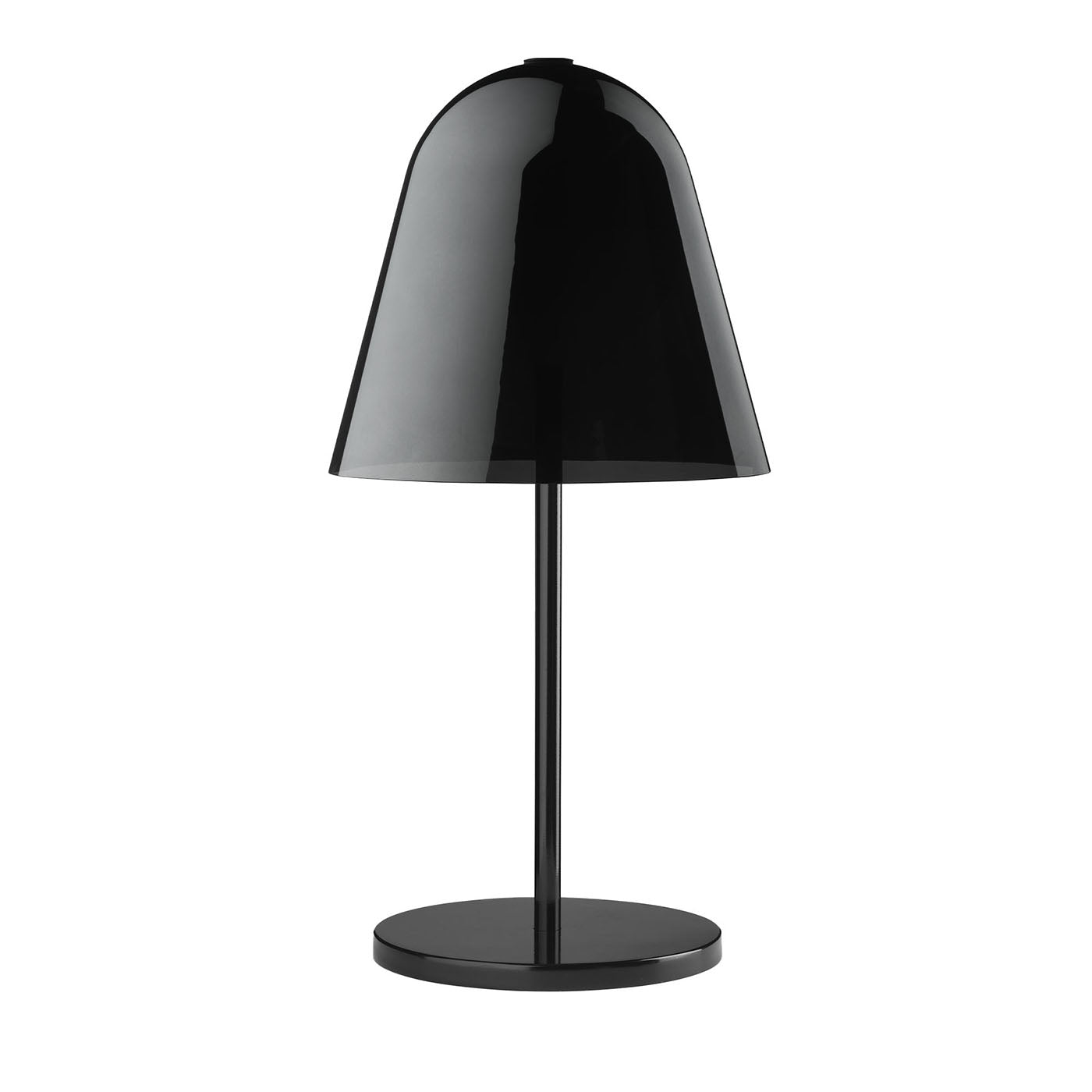 Lampe de table Helios en métal et verre noir par Branch Creative - Vue principale