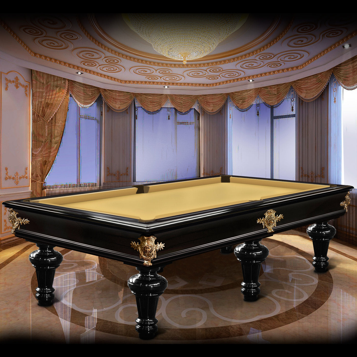Fashion Black Billiard Pool Table - Alternative view 2