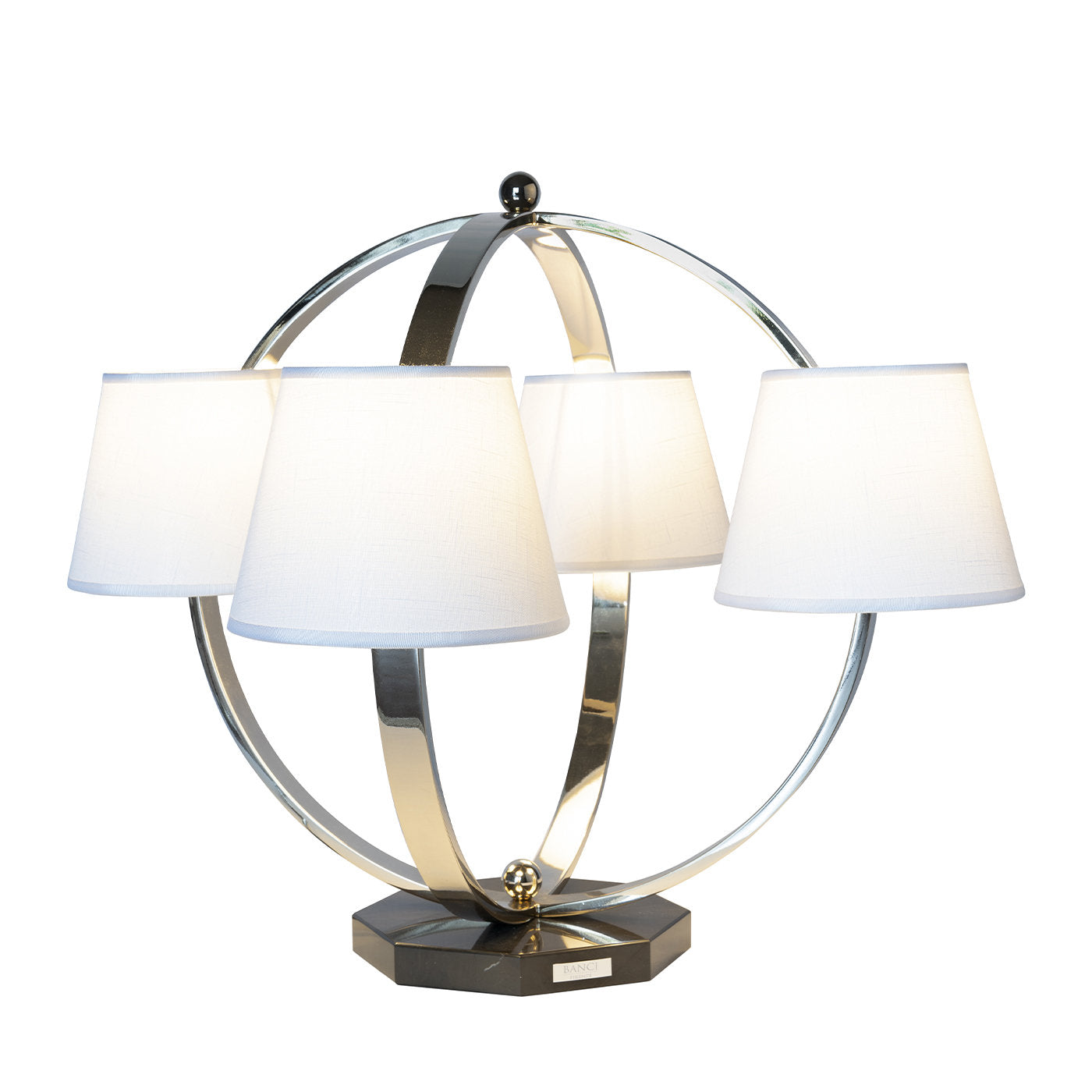 Lampe de table à 4 lumières Open Circle - Vue principale