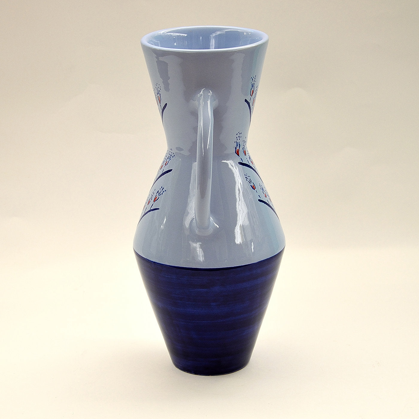 Zweifarbige blaue Vase von Ugo La Pietra - Alternative Ansicht 3