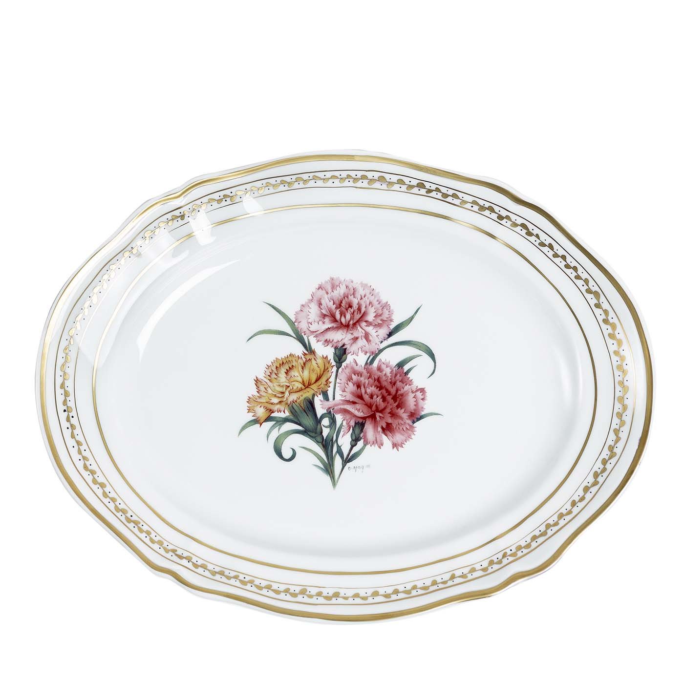 Flowers Oval Tray - Main view