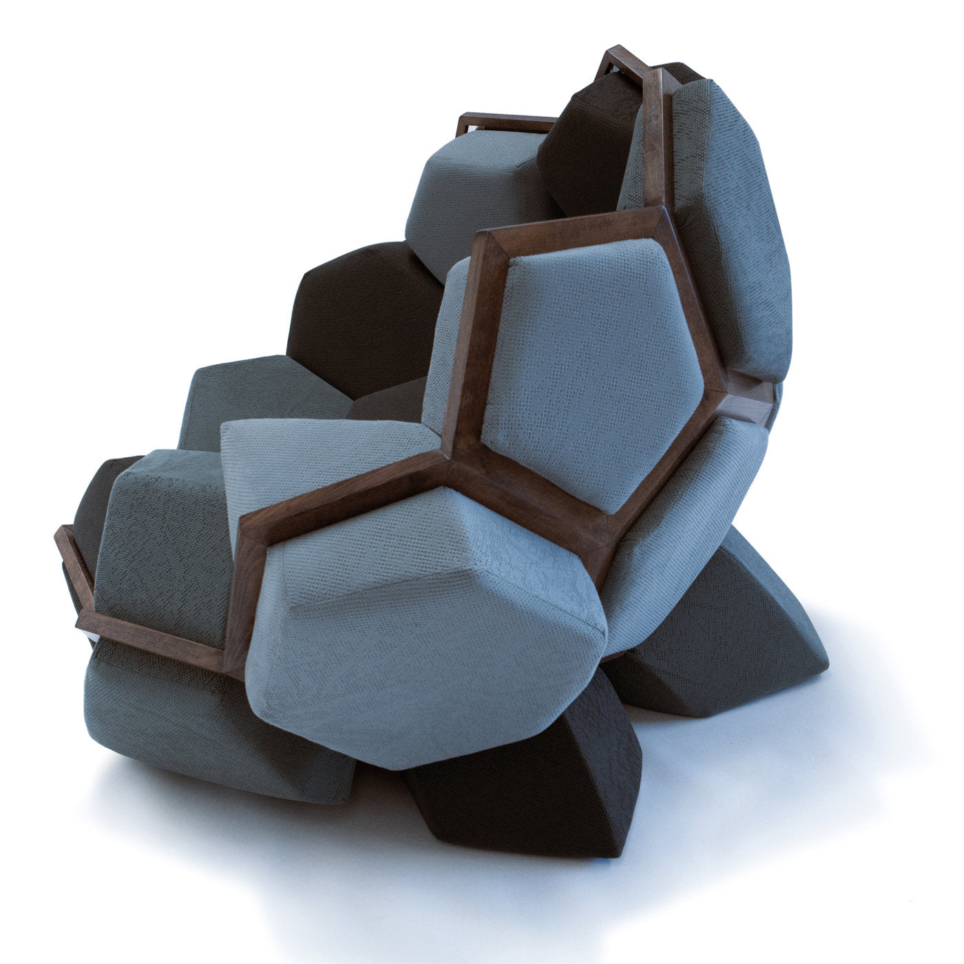 Quartz Ecological Armchair by CRTL ZAK and Davide Barzaghi - Alternative view 1