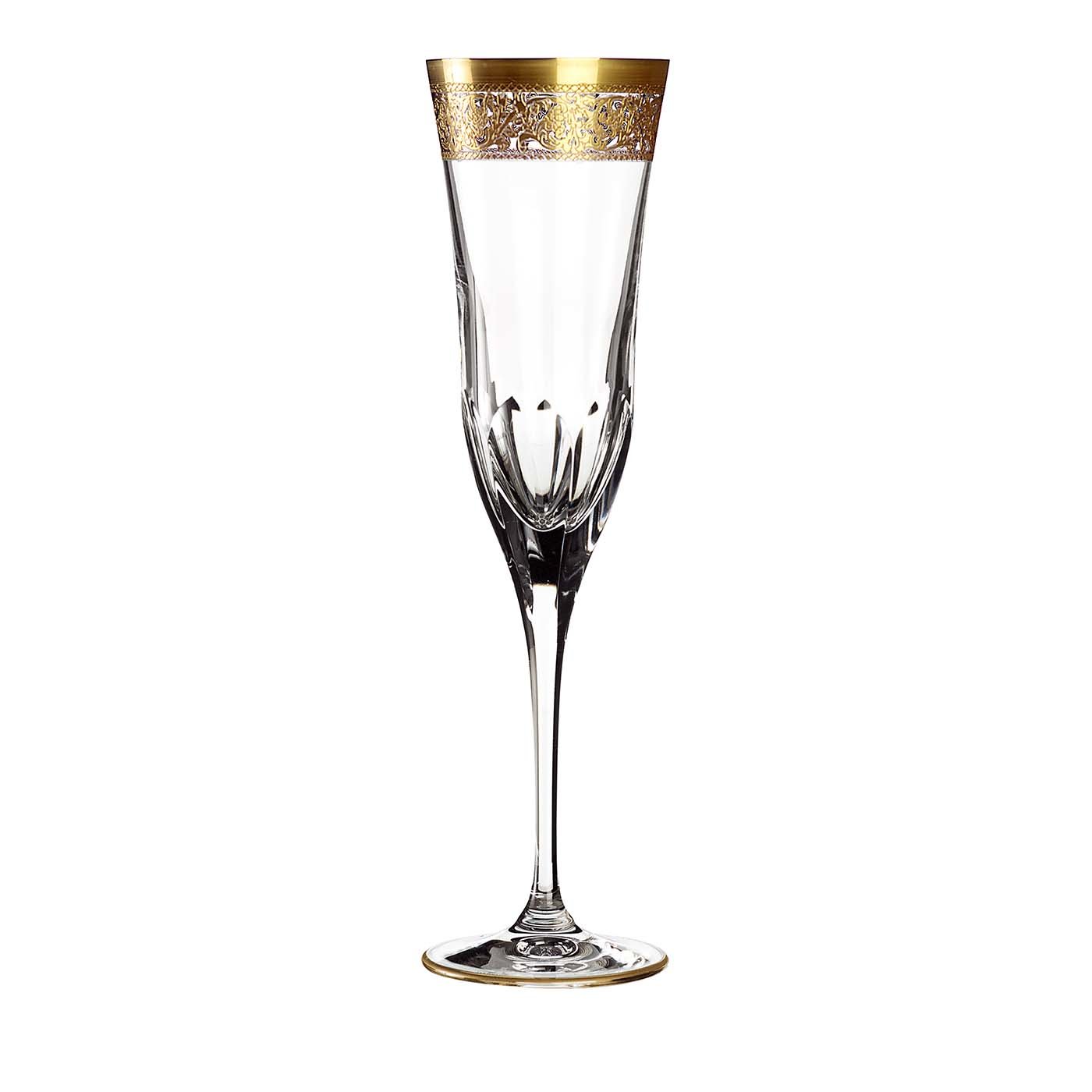 Gold 421 Set of 6 Flutes - Main view