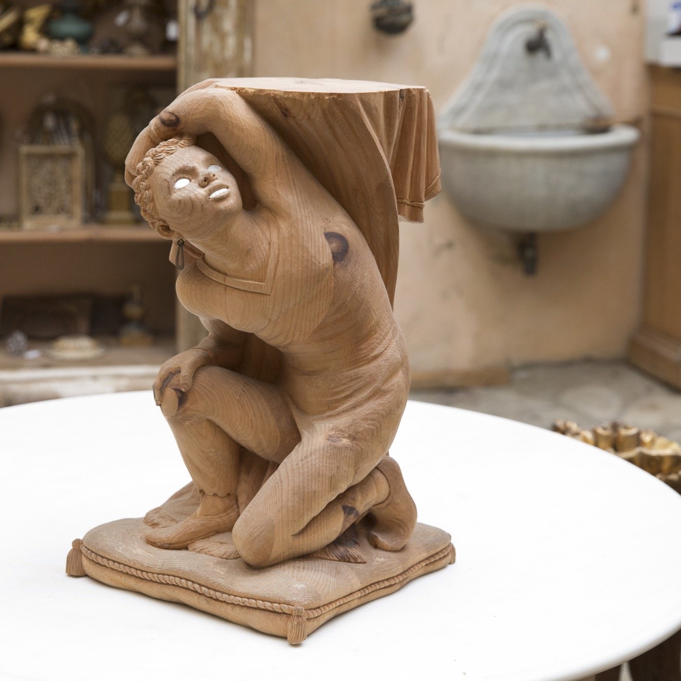 Moretto Wood Sculpture - Alternative view 4