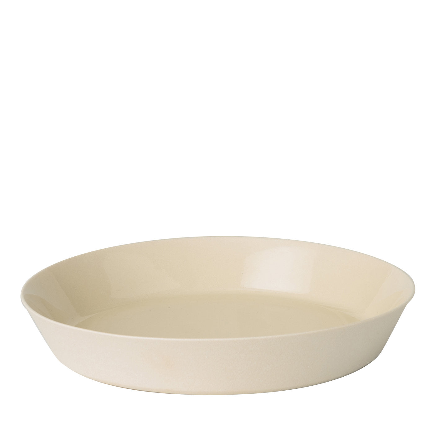 Set of 4 White Ceramic Pasta Bowls - Main view