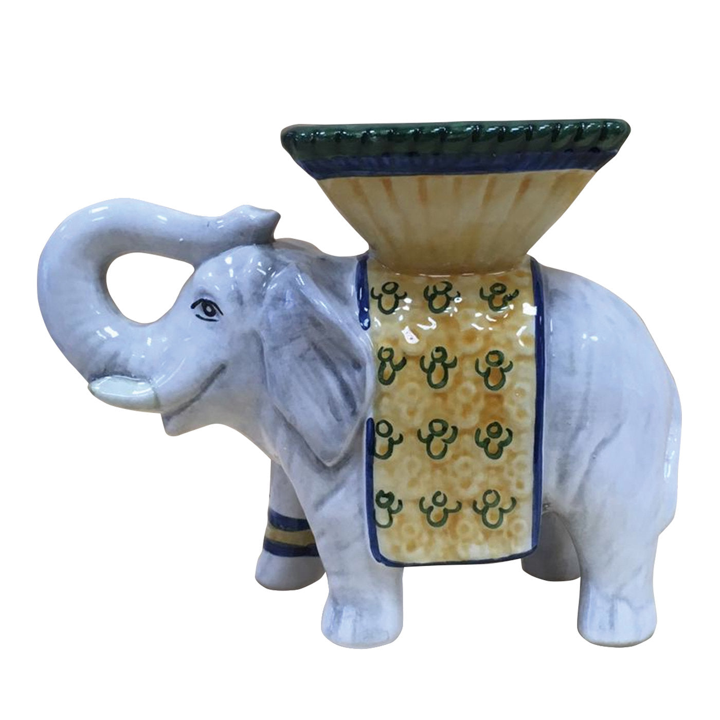 Handpainted Elephant Candlestick - Main view