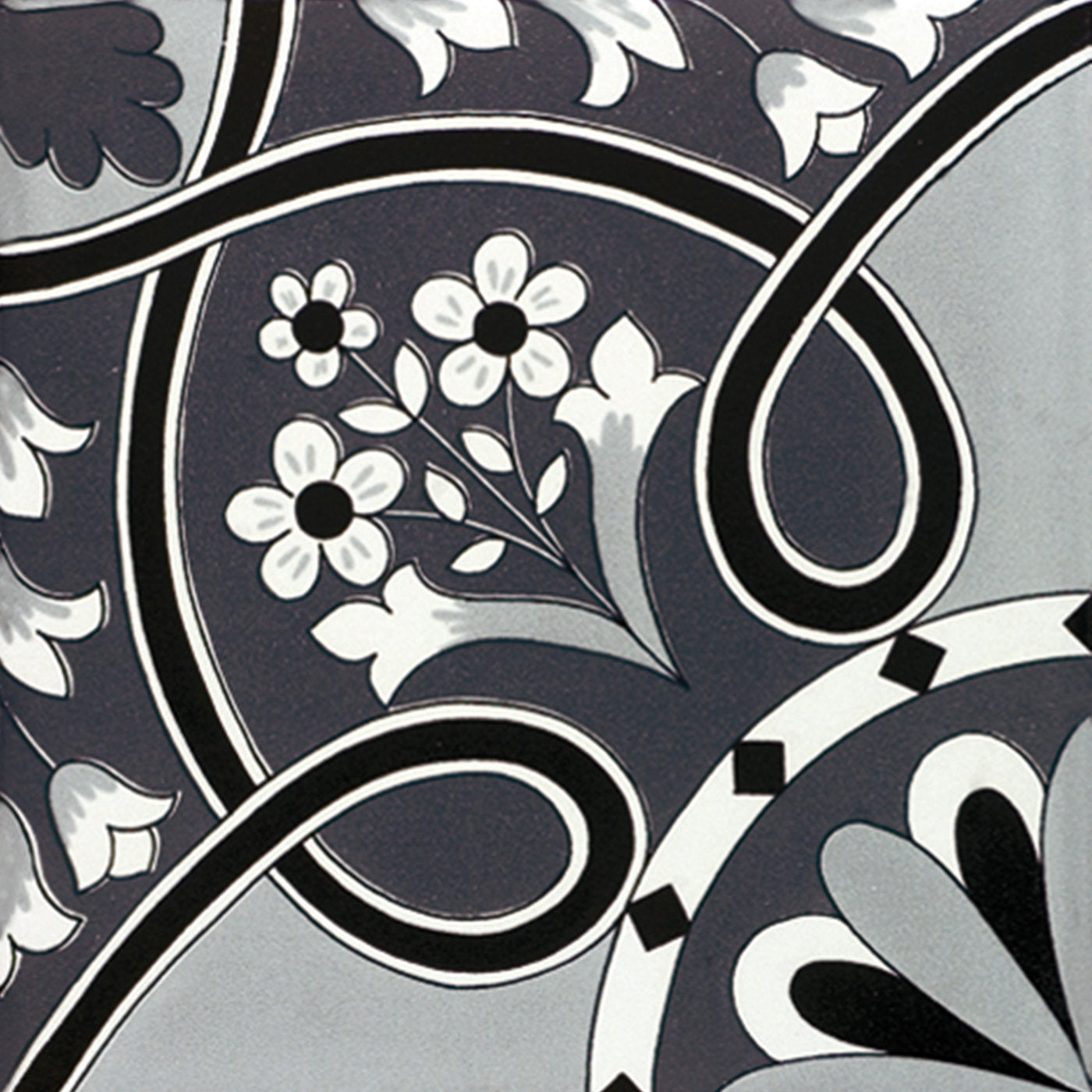 Set of 25 Nocelle Tiles Fiori Scuri Collection - Alternative view 1