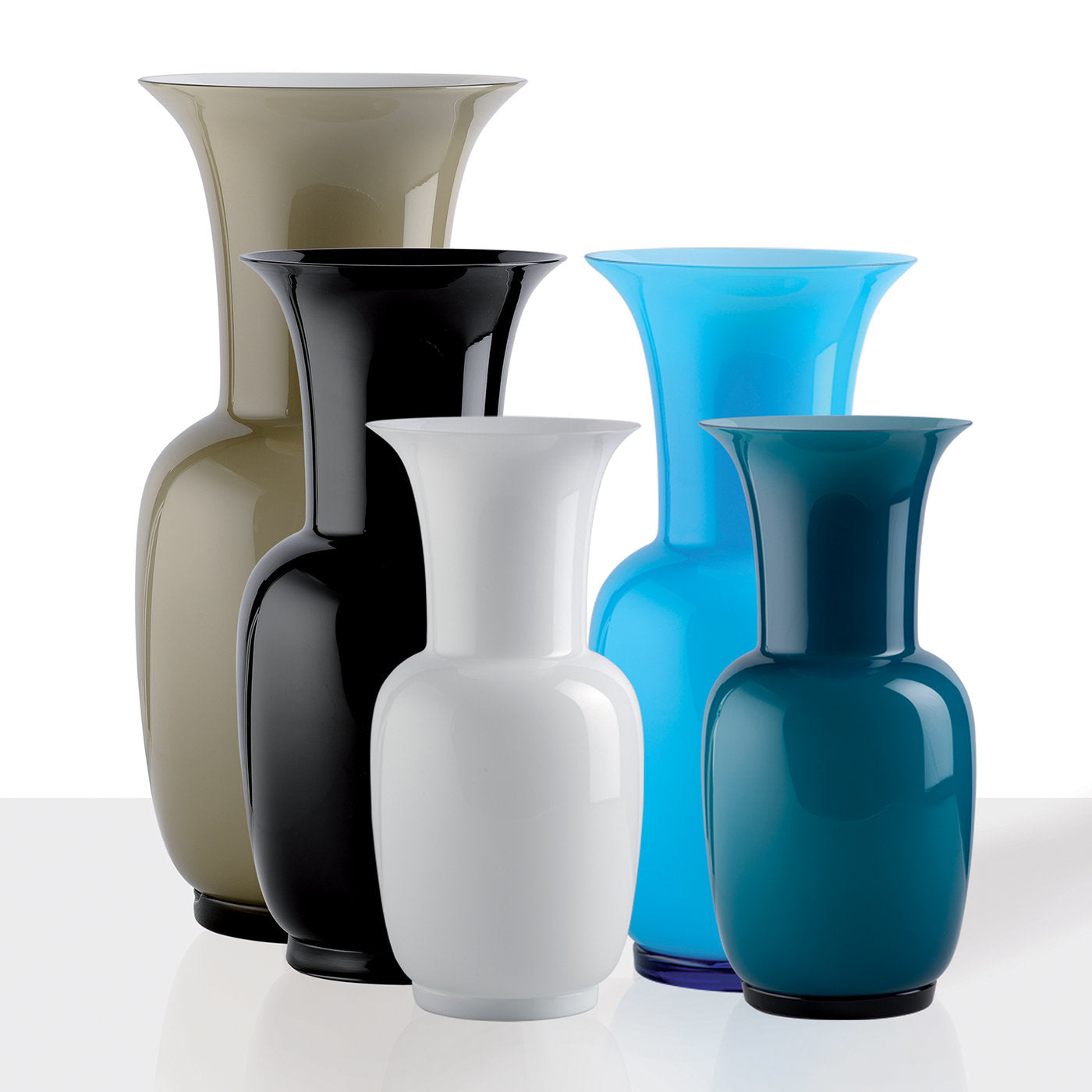 Small Satin Blue Vase - Alternative view 2
