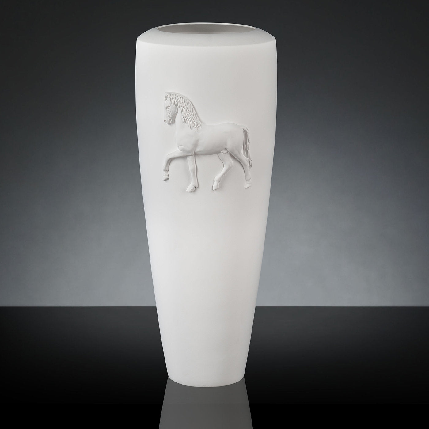 Obice Pferd Weiße Vase - Alternative Ansicht 1