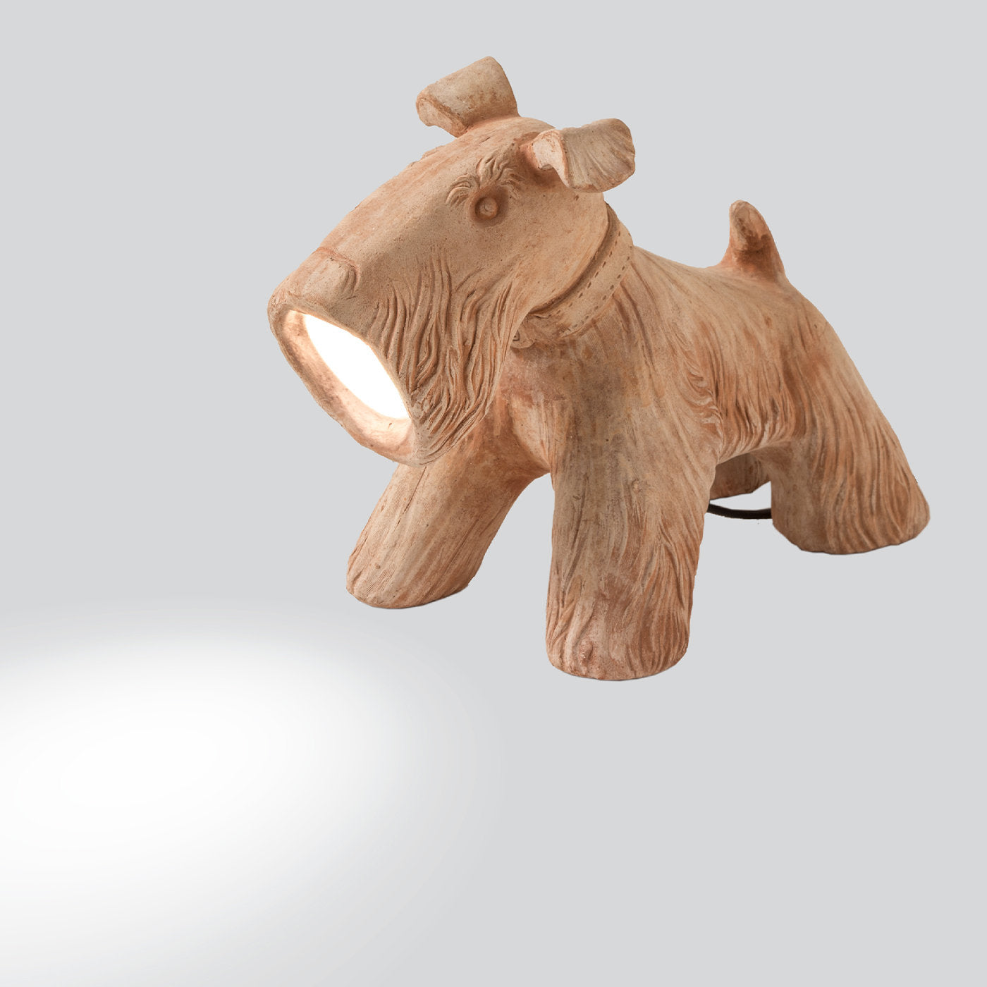 Jule Ceramic Doggy Garden Lamp Brown - Alternative view 1