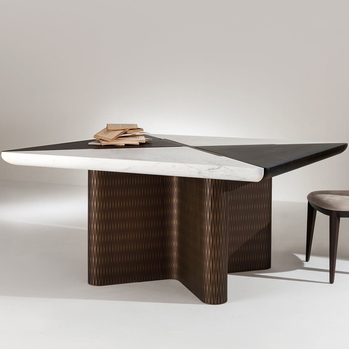 Infinity Table de salle à manger carrée par Cesare Arosio - Vue alternative 1