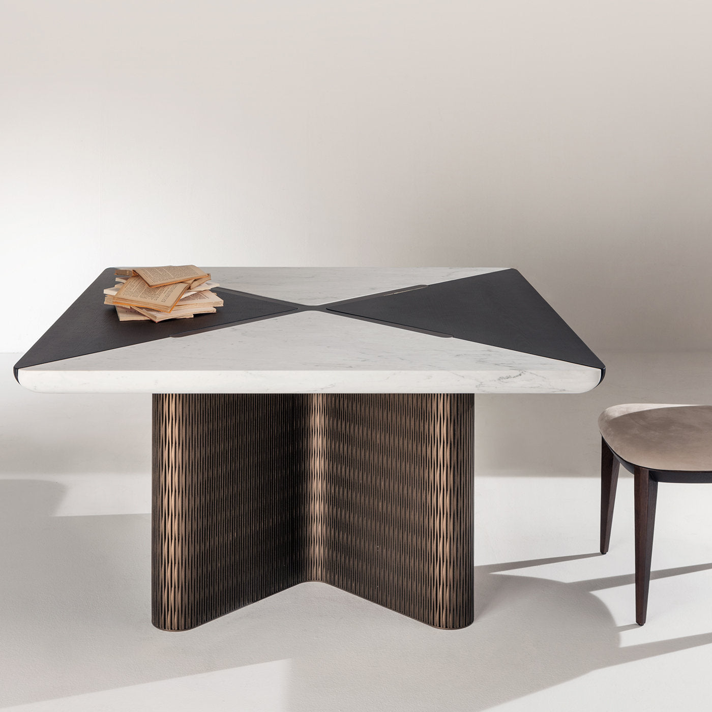 Infinity Table de salle à manger carrée par Cesare Arosio - Vue alternative 2