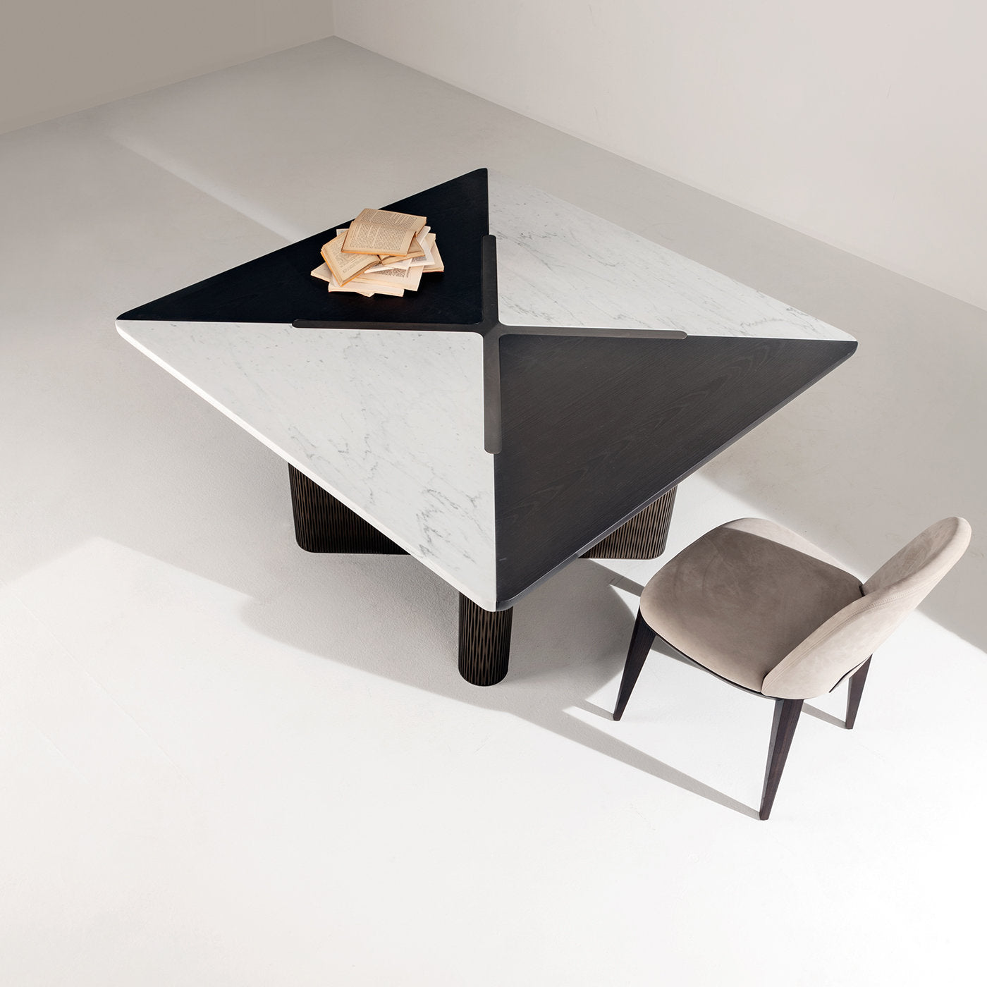 Infinity Table de salle à manger carrée par Cesare Arosio - Vue alternative 3