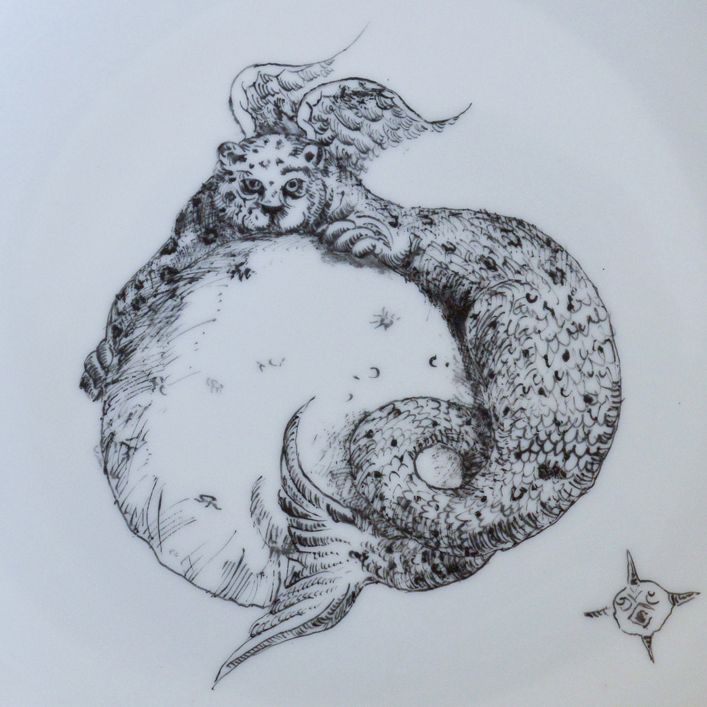 Leosiren Dinner Plate - Animalarium Collection - Alternative view 1