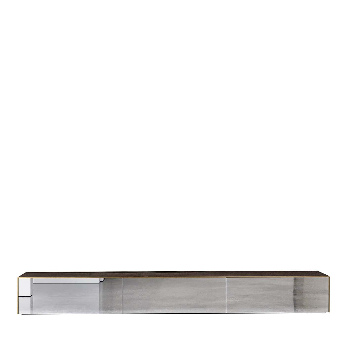Magda Suspended Eramosa and Glass Sideboard - Main view