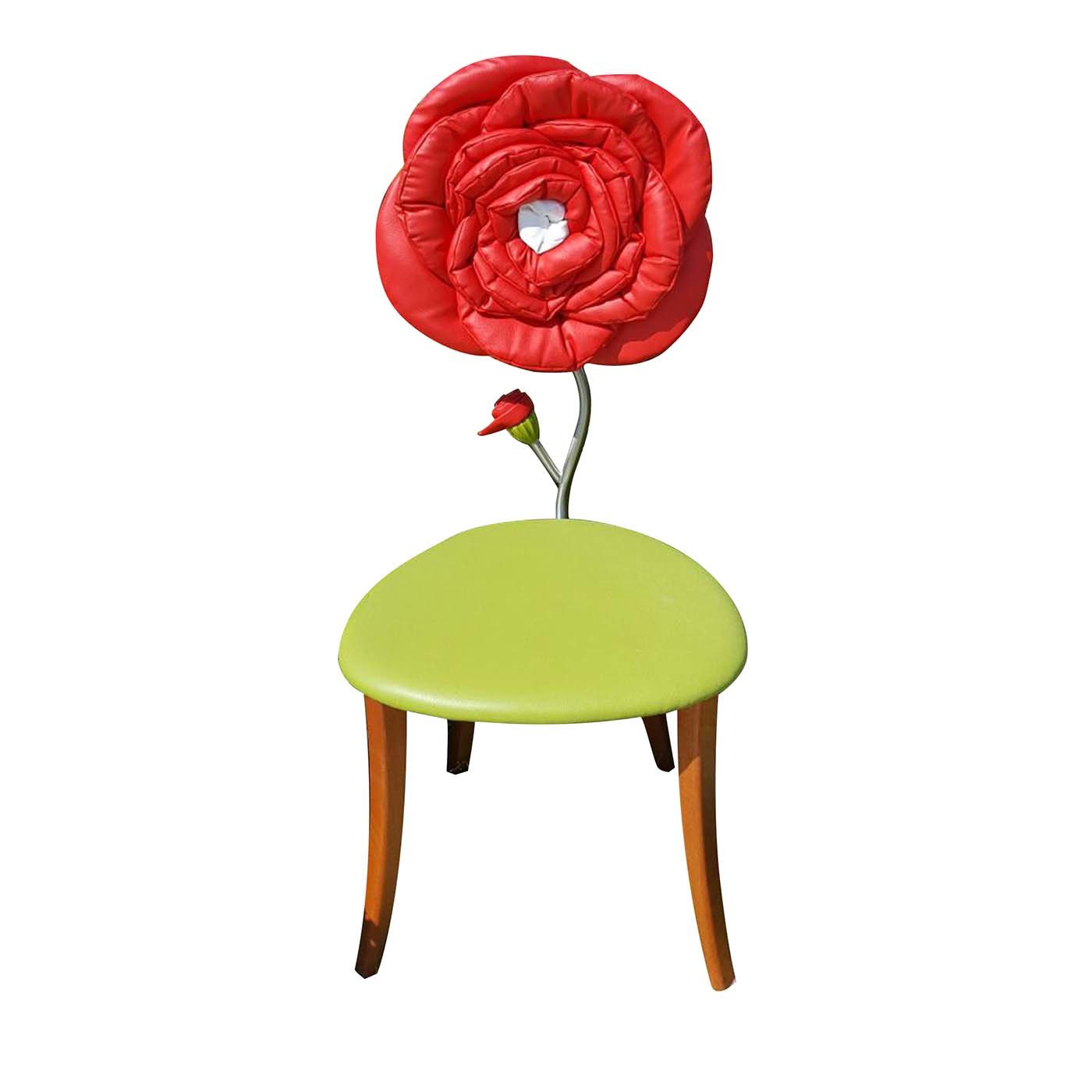 Red Rose Accent Chair - Main view
