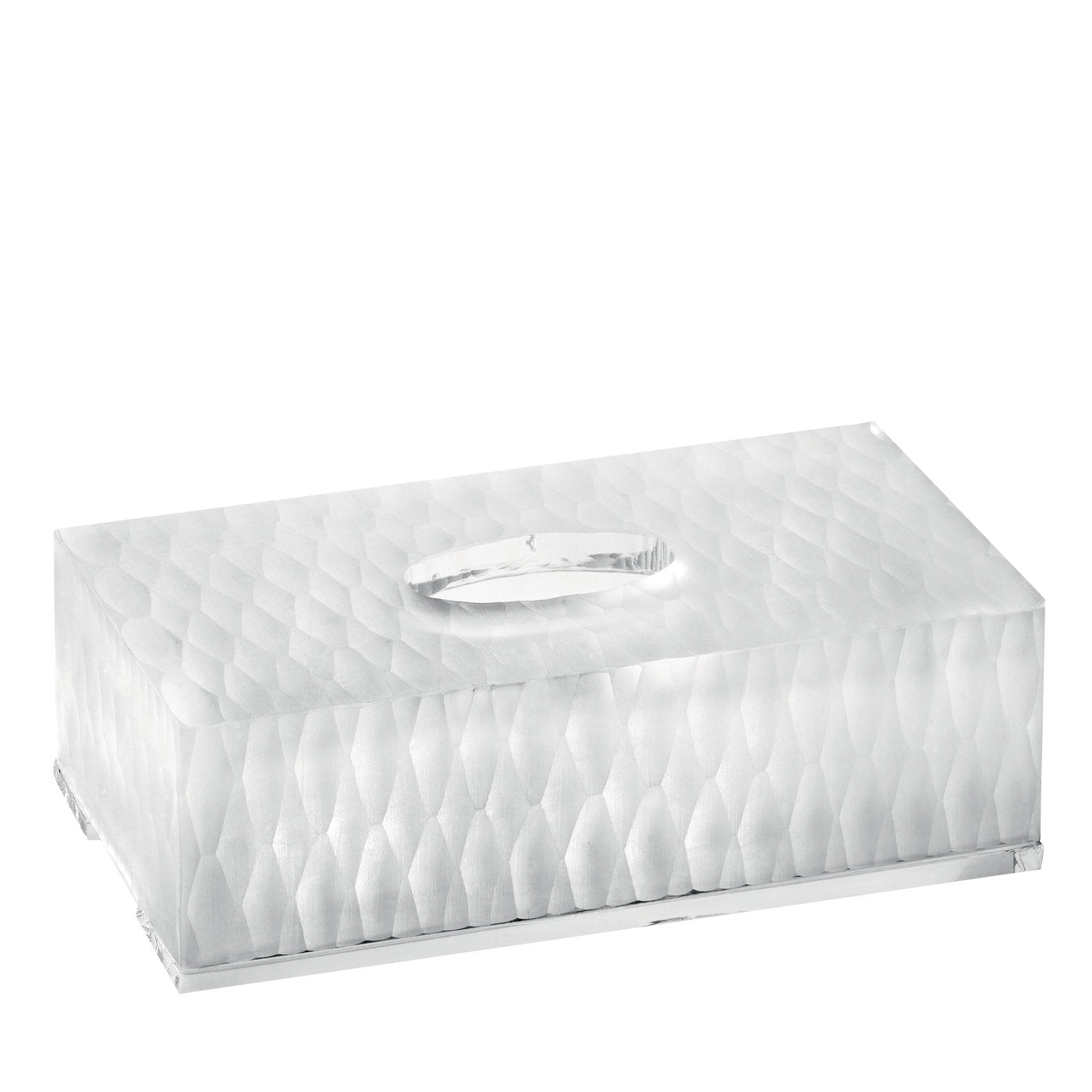 Tapa de caja de pañuelos con diseño hexagonal - Vista principal