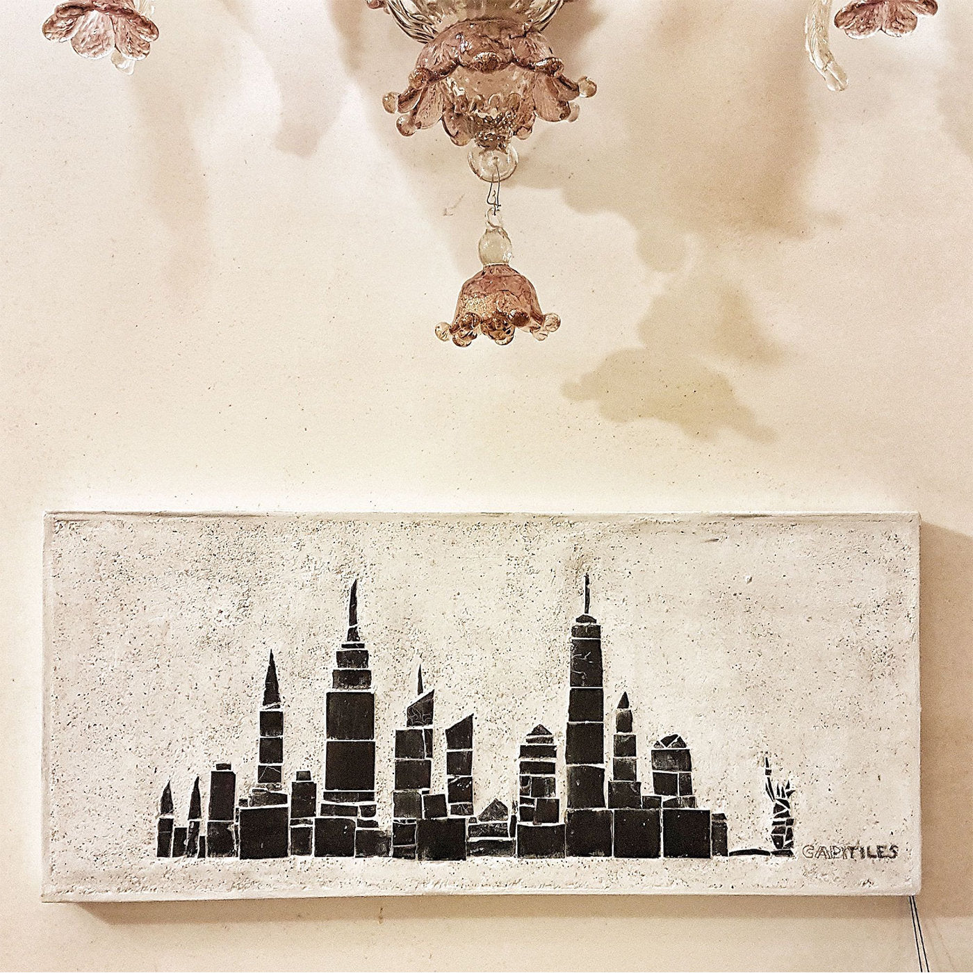 New York City Skyline Mosaic Wall Art - Alternative view 1