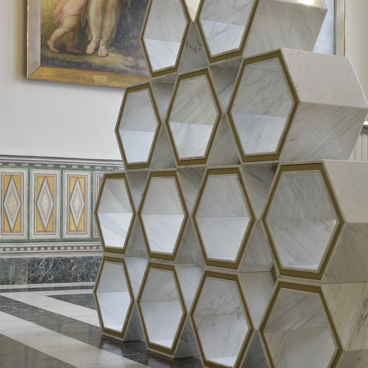 Hexagon Bookcase by Eugenio Biselli - Alternative view 3