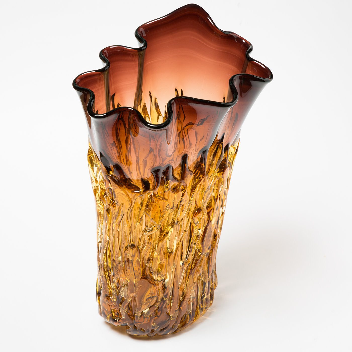 Tall Amber Topaz Vase  - Alternative view 3