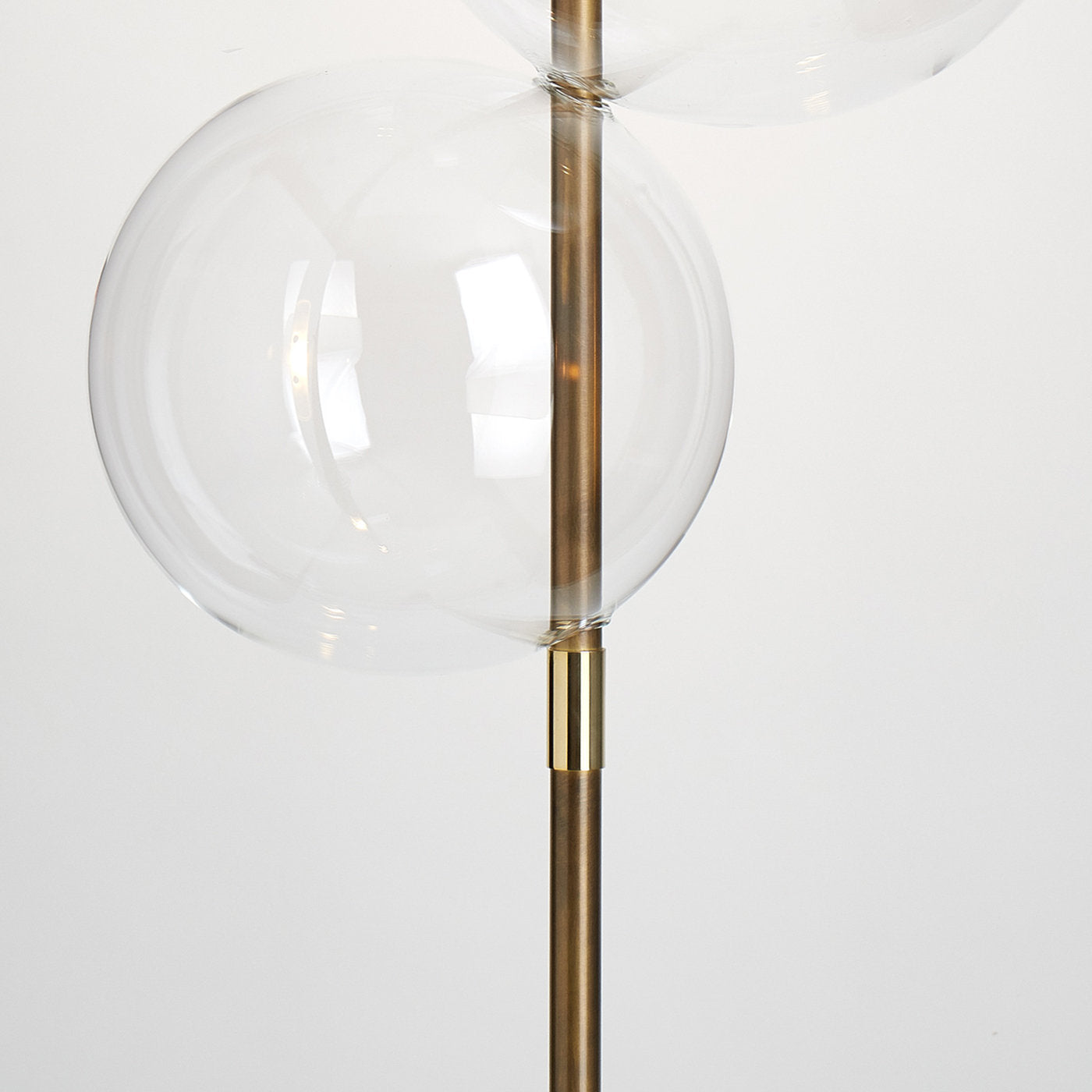 Grandine Five-Light Aged Brass Floor Lamp - Alternative view 2