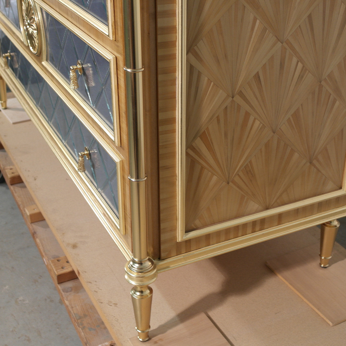Gold Leaf Chest of Drawers - Alternative view 3