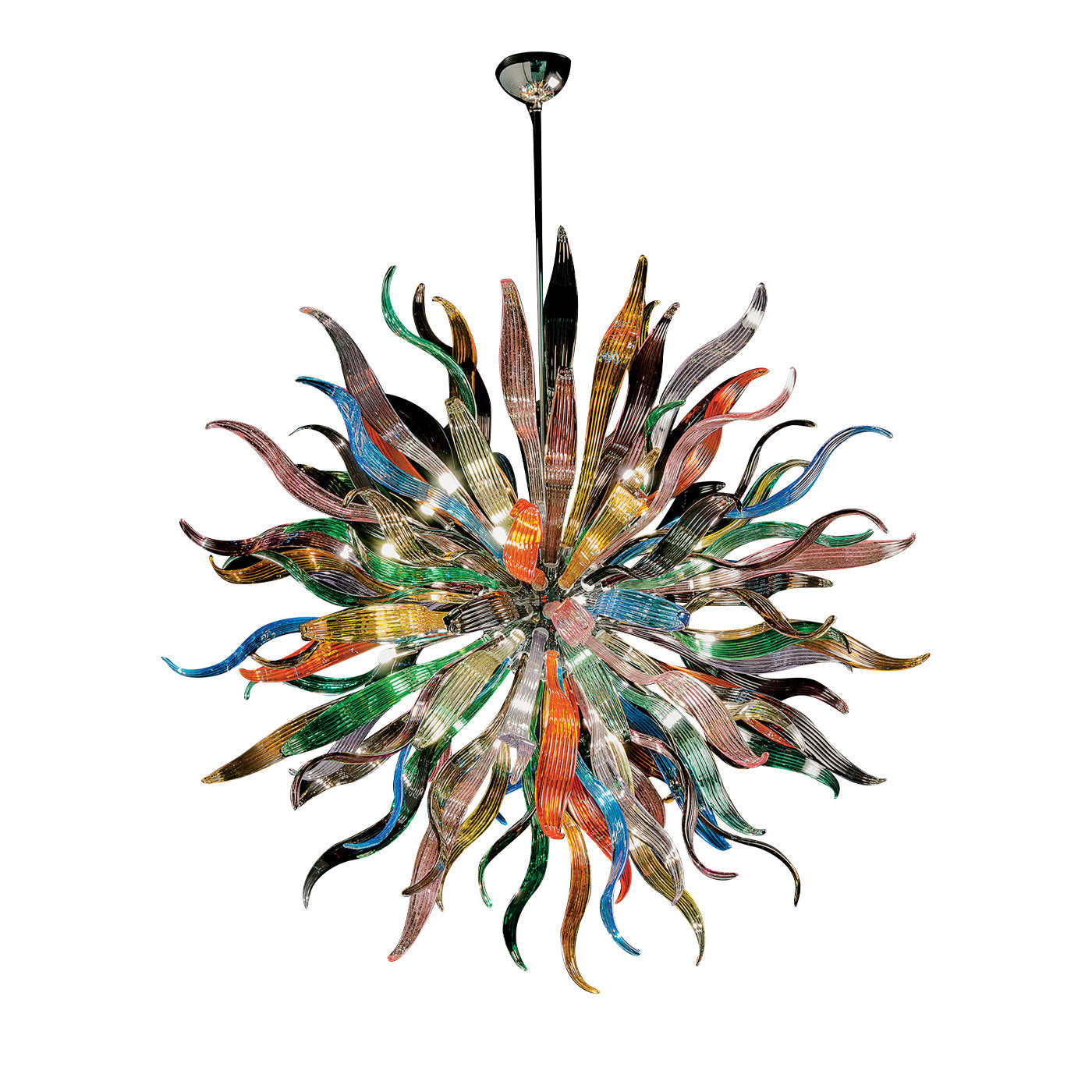 Grande lampadario Dalia multicolore - Vista principale