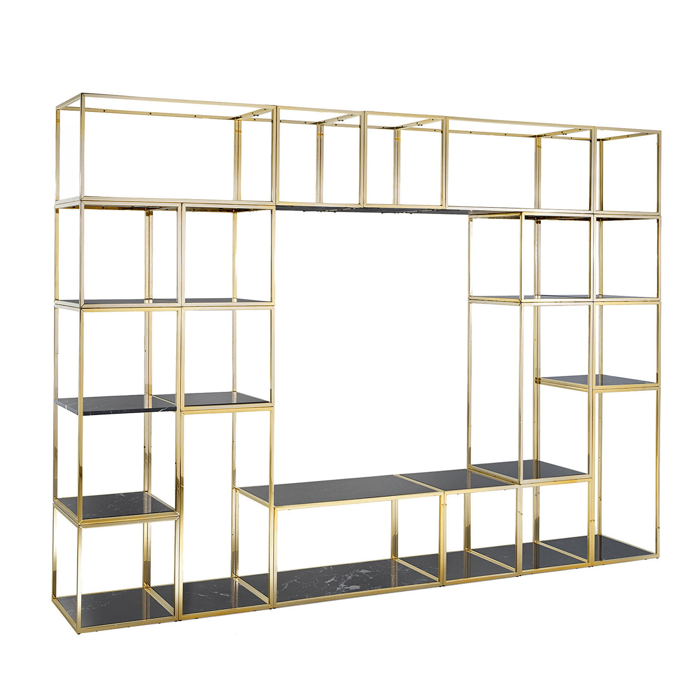 Gold Hyper-Cube Bookcase #1 - Main view