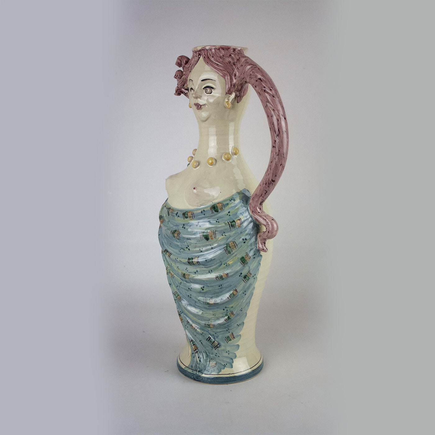 Red-Haired Woman Ceramic Jug  - Alternative view 2