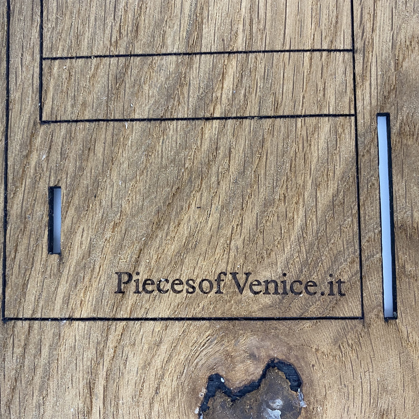 Juego de 4 marcos de madera de roble Sandro Gallo 136 de Luciano Marson para POV - Vista alternativa 5