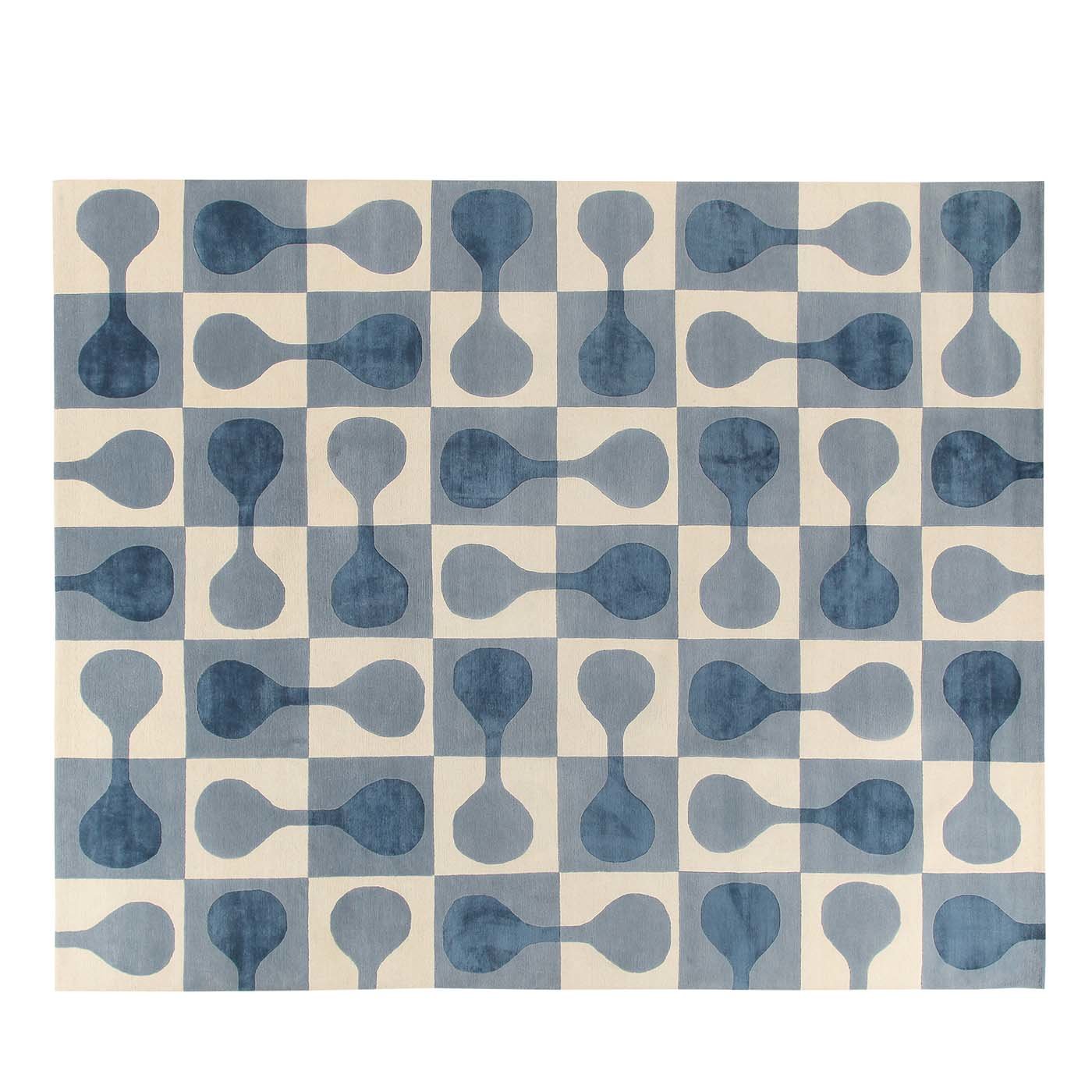 Blauer Teppich Sorrento von Gio Ponti - Hauptansicht