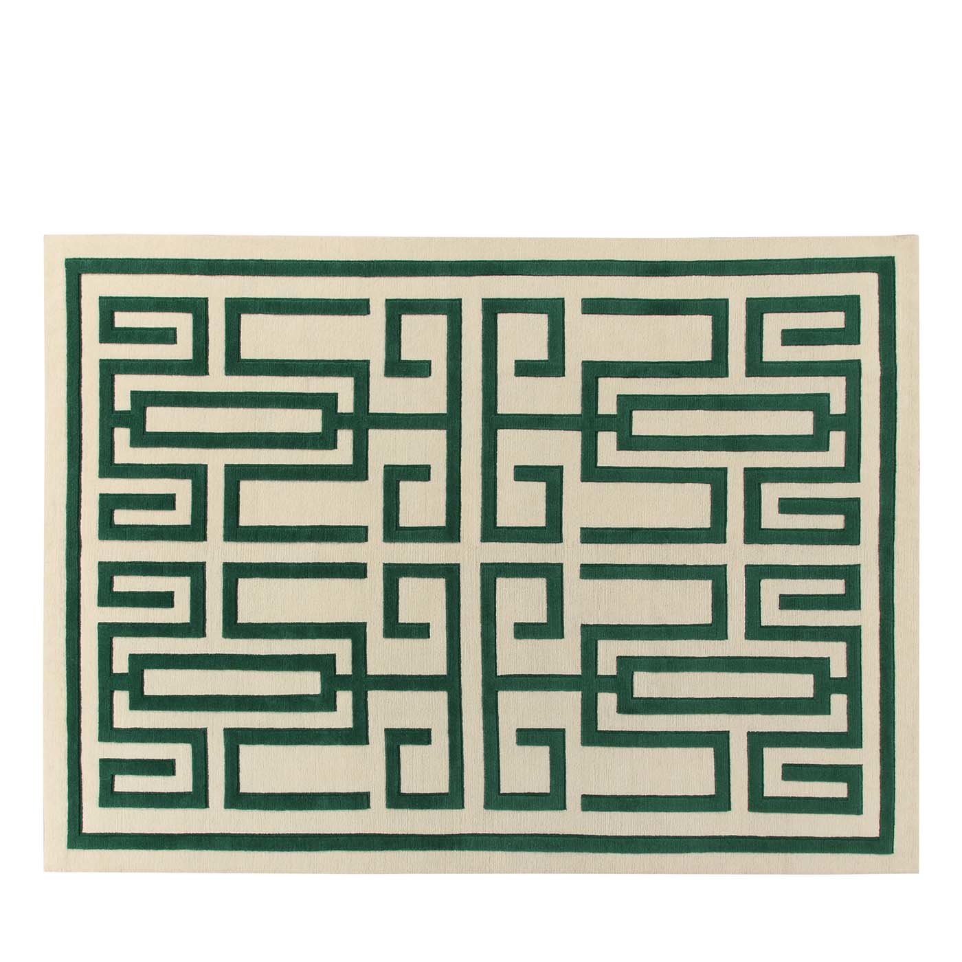 Grüner Labirinto-Teppich von Gio Ponti - Hauptansicht