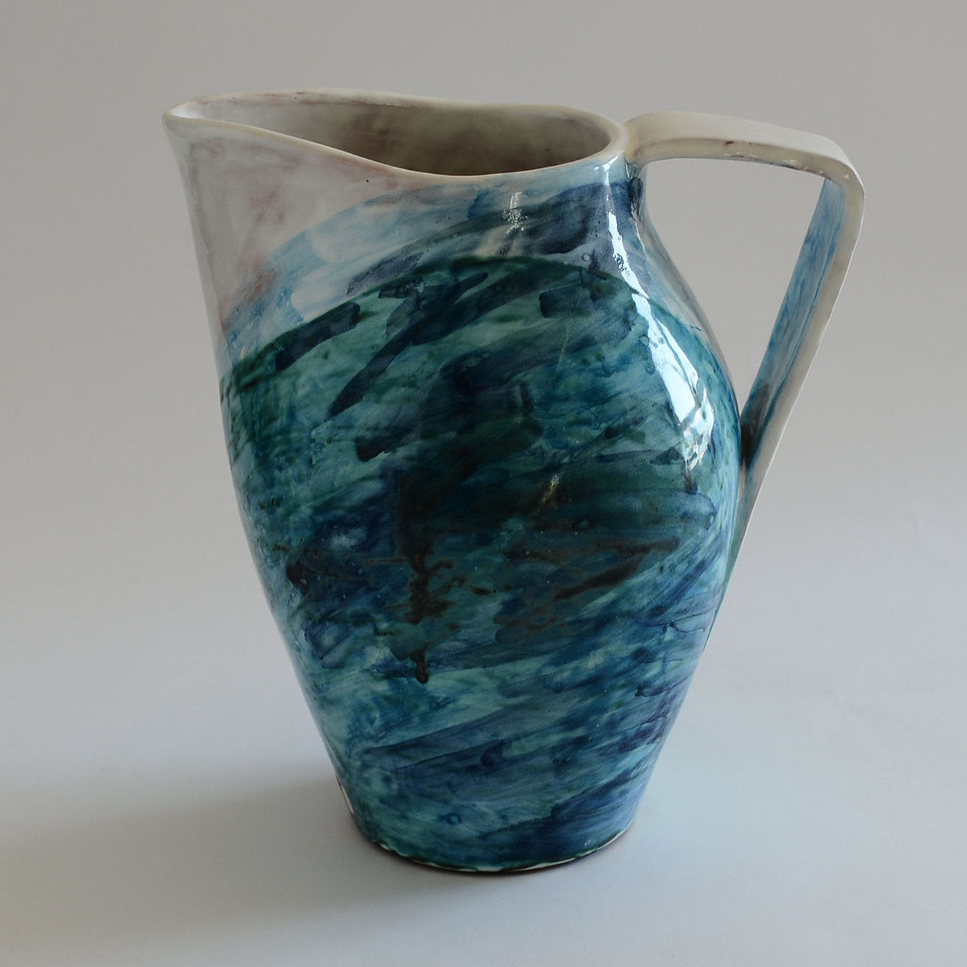 Blue and Green Pitcher  - Alternative view 1
