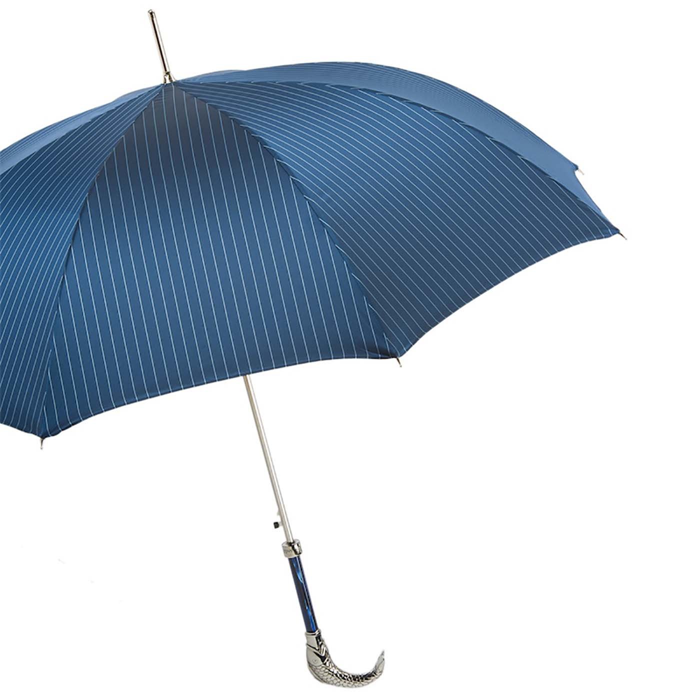 Blue Umbrella with Fish Handle - Alternative view 5