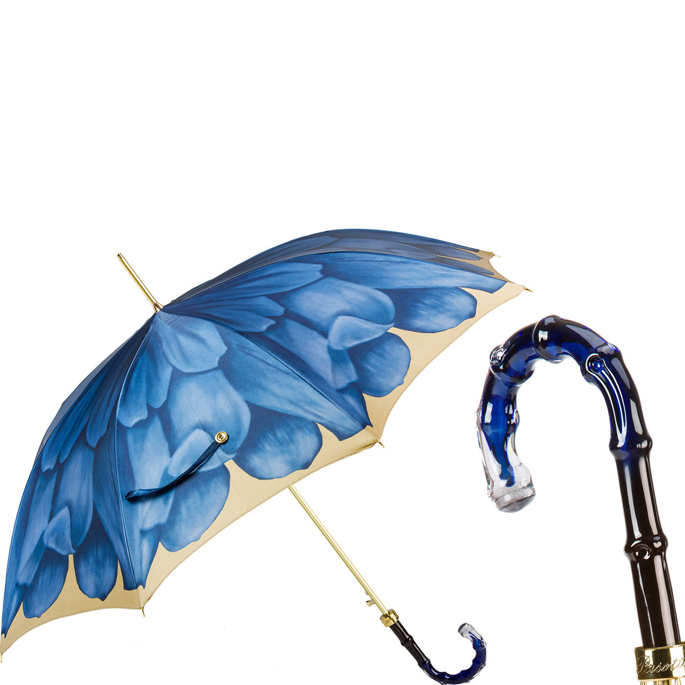 Blaue Dahlie Regenschirm - Alternative Ansicht 1
