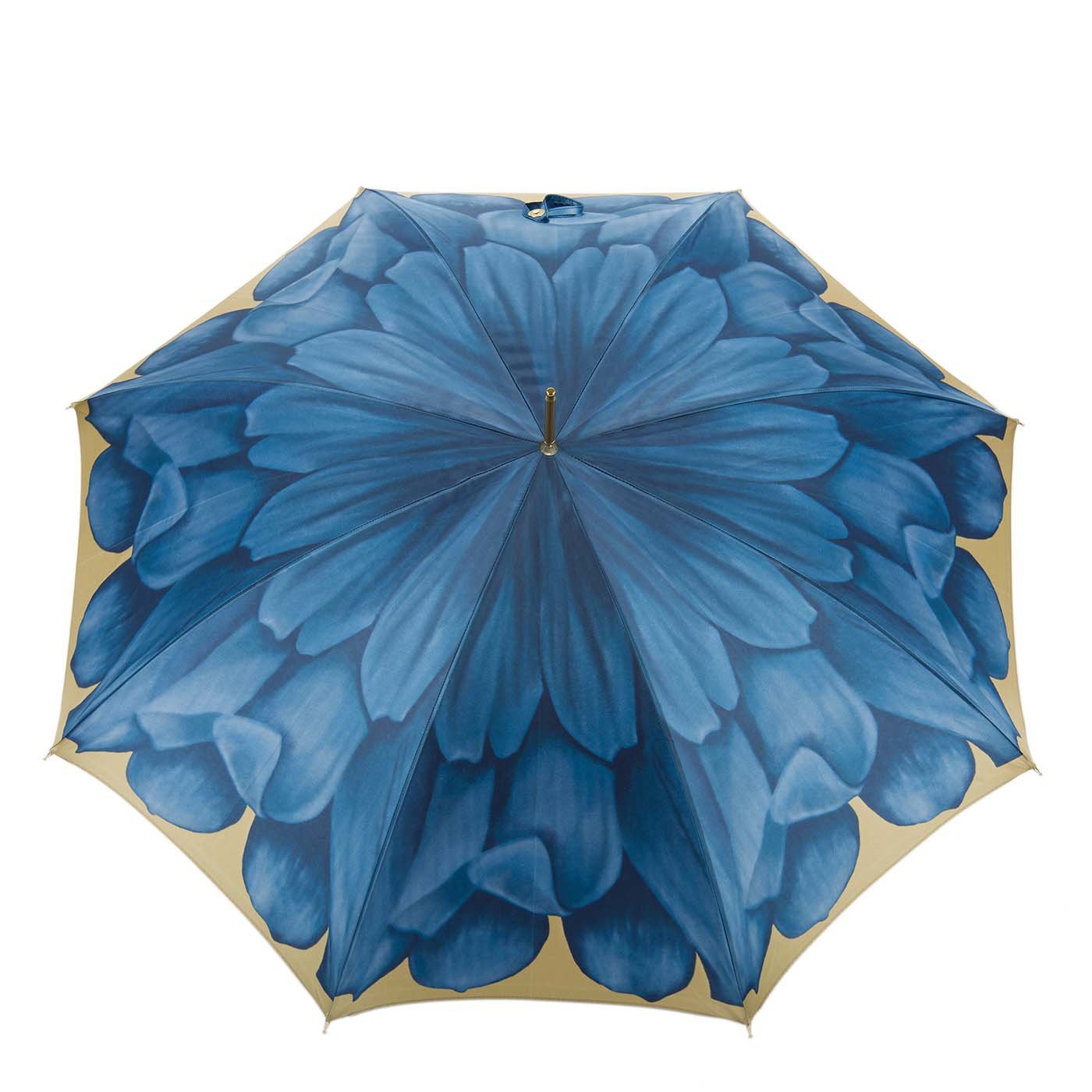 Blaue Dahlie Regenschirm - Alternative Ansicht 2