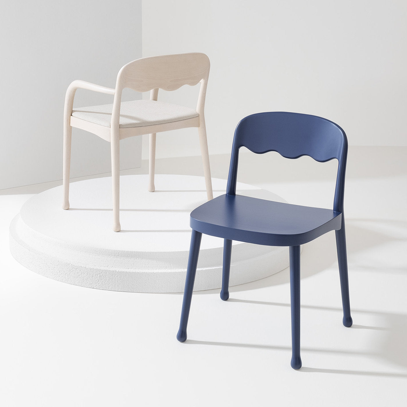 Frisée 250 Blauer stuhl by Cristina Celestino - Alternative Ansicht 1